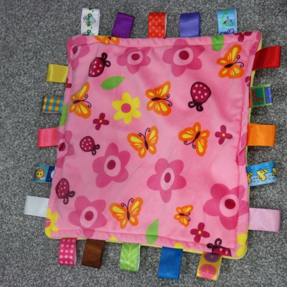 Fisher Price My Little Girl Brown Hair, Cogerle Blanket & Taggie Book - Picture 2 of 6